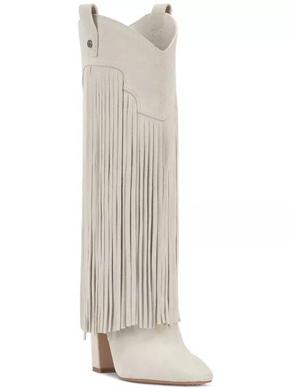 Vince Camuto Shela Western Fringe Boots Women’s 9W Wide Calf